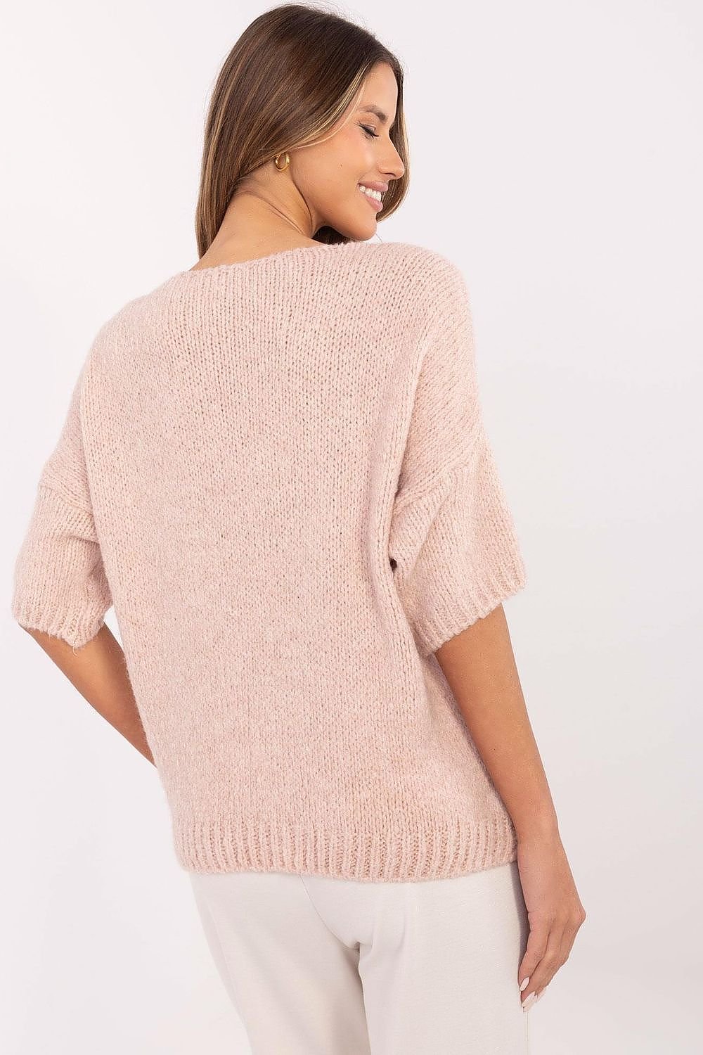 Rövidujjú pulóver model 206715 Italy Moda