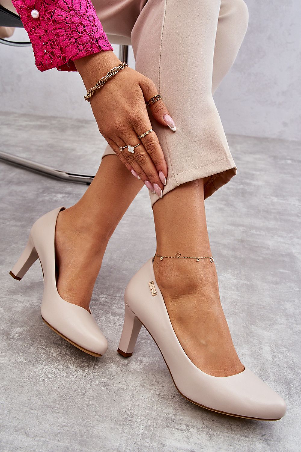 Magassárkú körömcipő model 206815 Step in style