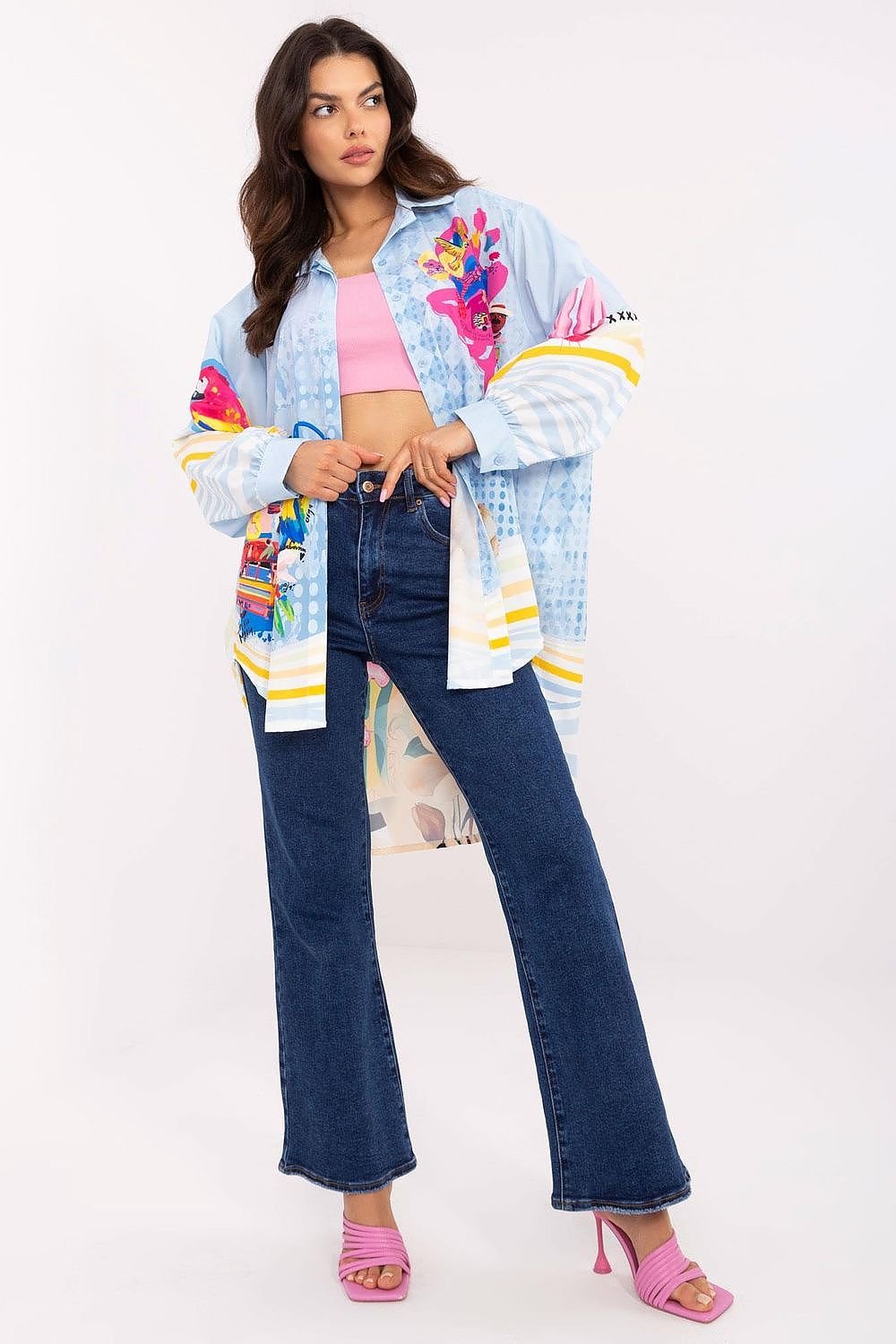 Hosszú ujjú ing model 207602 Italy Moda