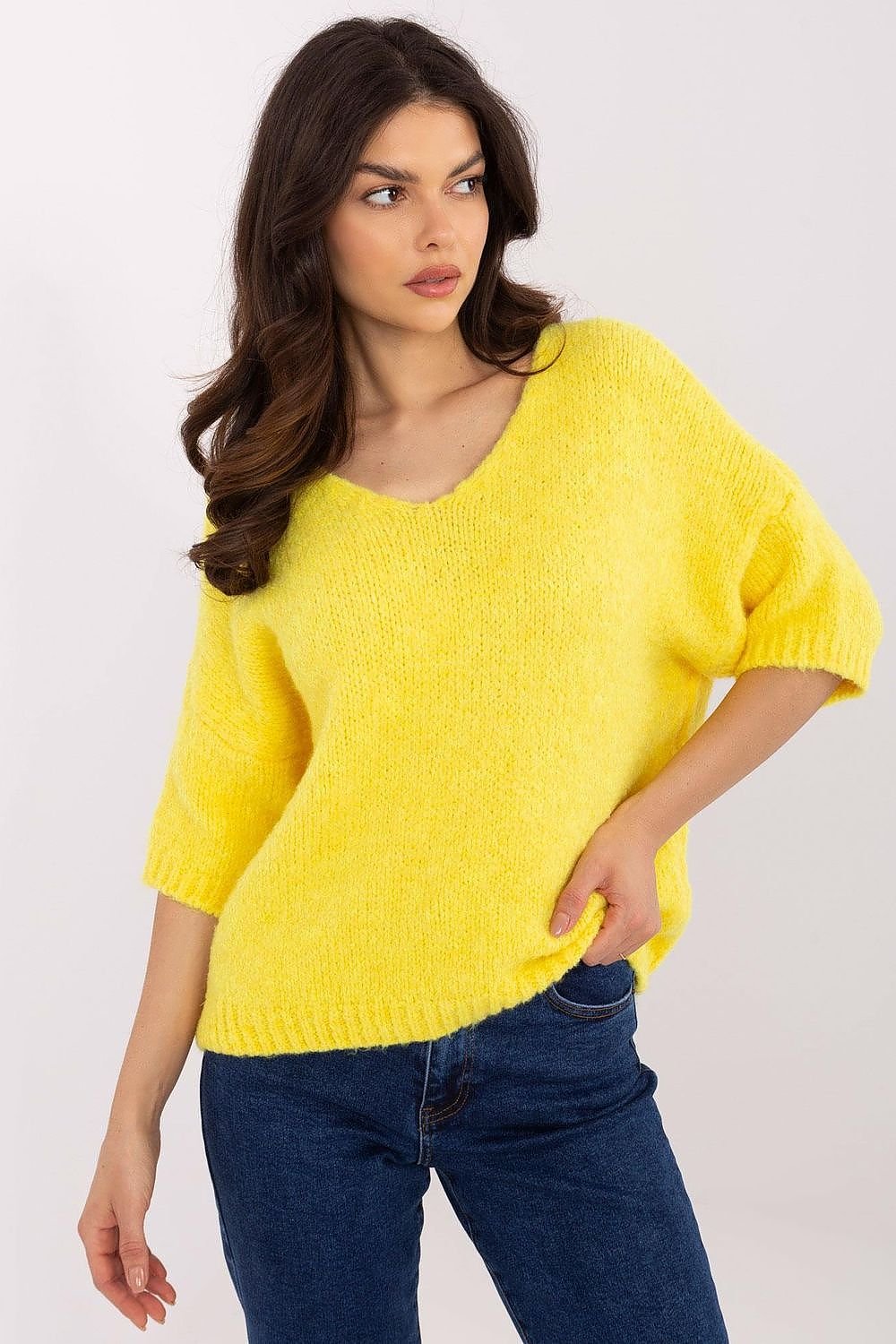 Rövidujjú pulóver model 208520 Italy Moda