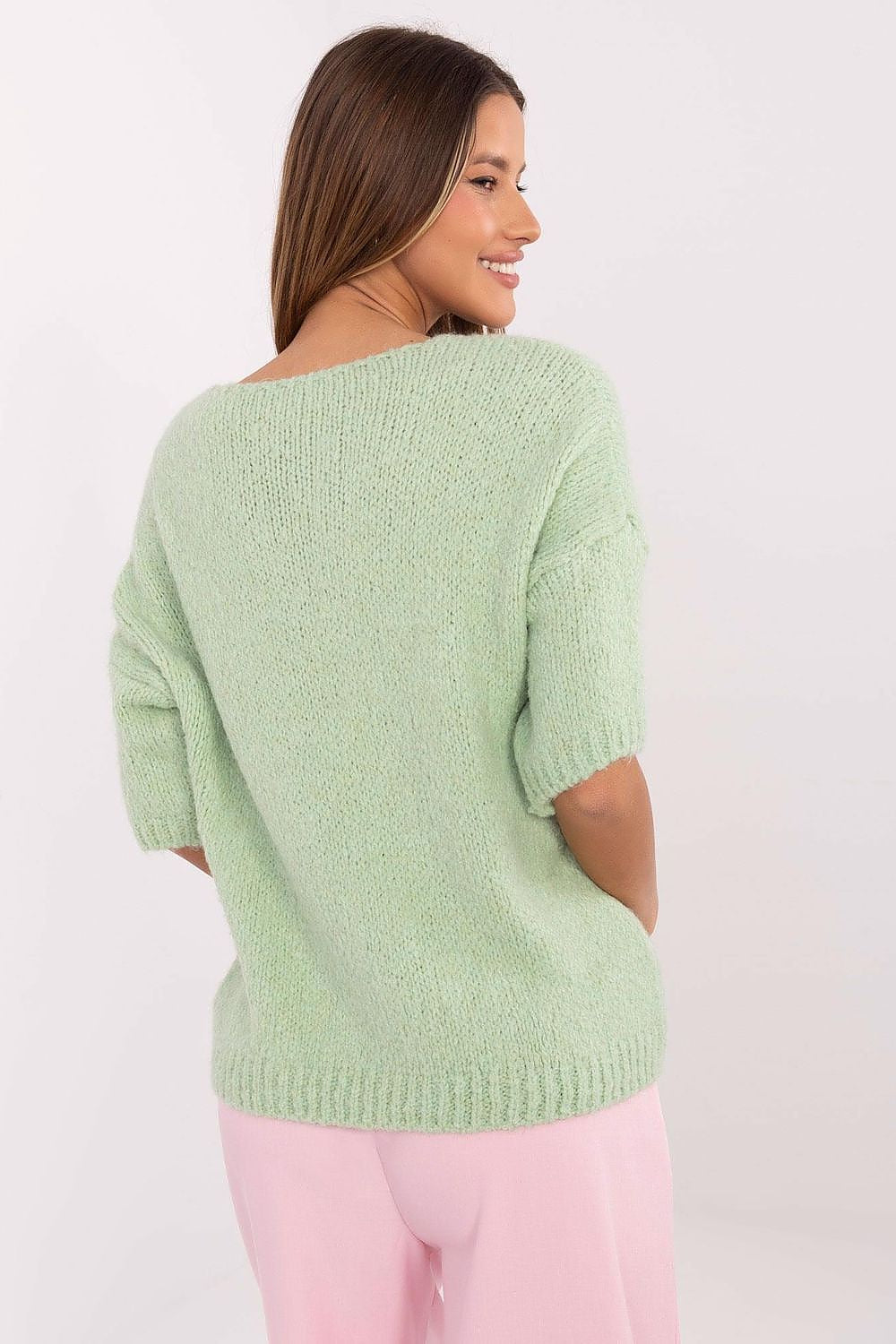 Rövidujjú pulóver model 208726 Italy Moda