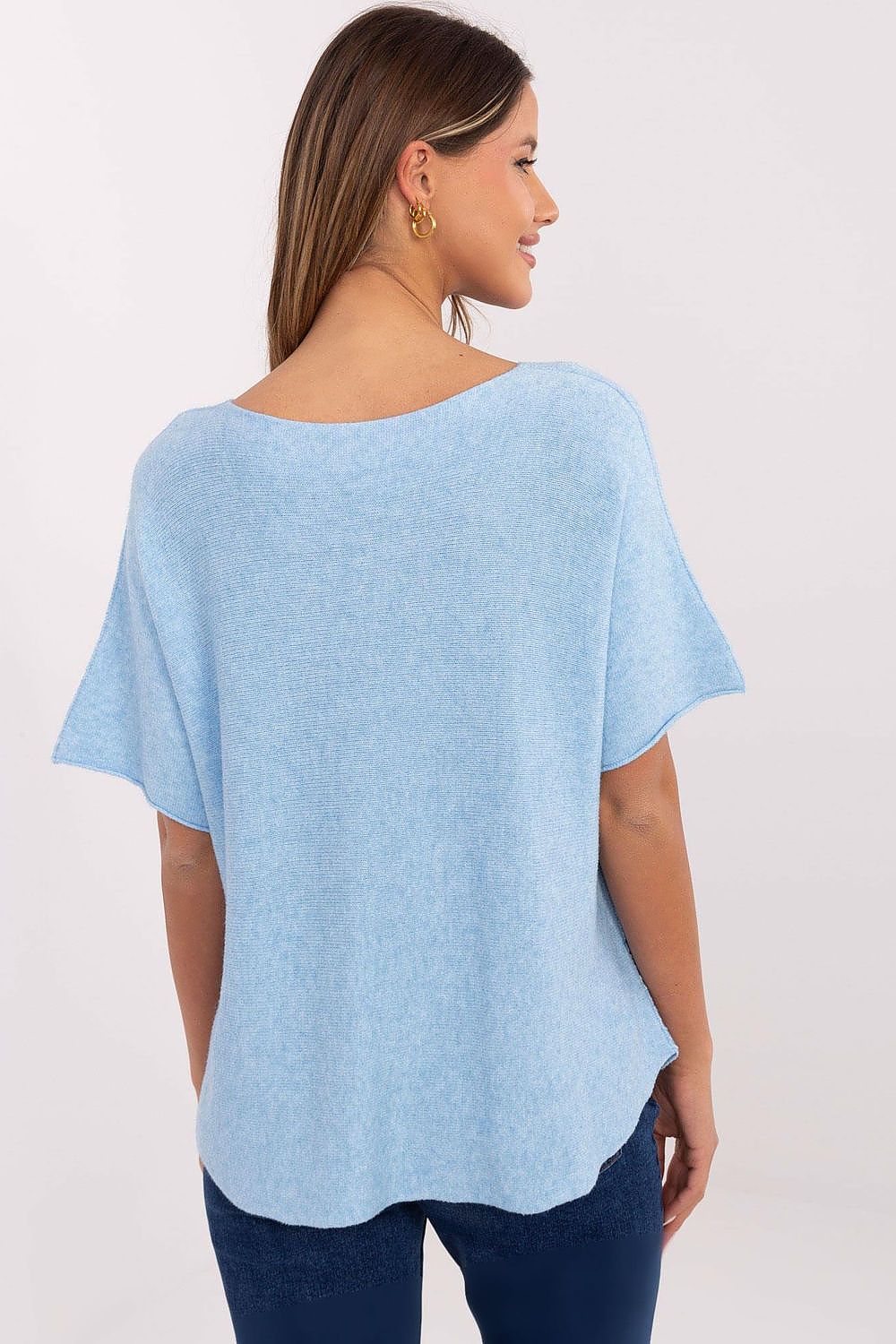 Rövidujjú pulóver model 209981 Italy Moda