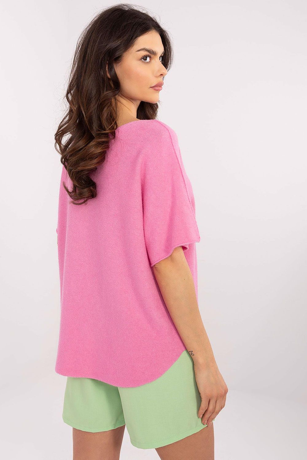 Rövidujjú pulóver model 209982 Italy Moda