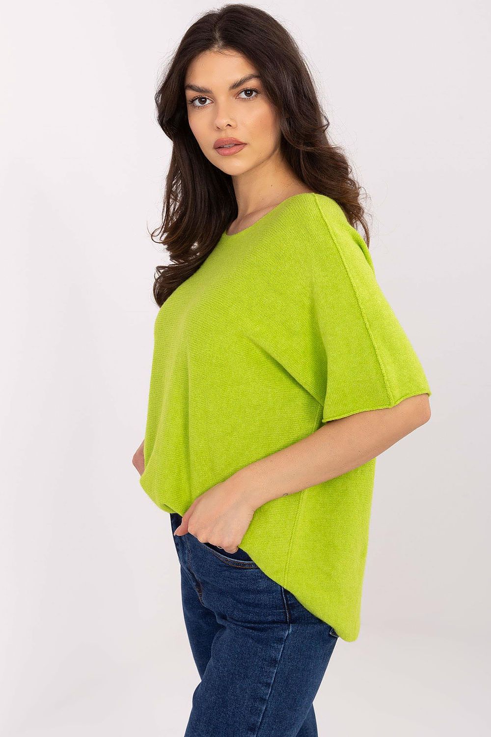 Rövidujjú pulóver model 209983 Italy Moda
