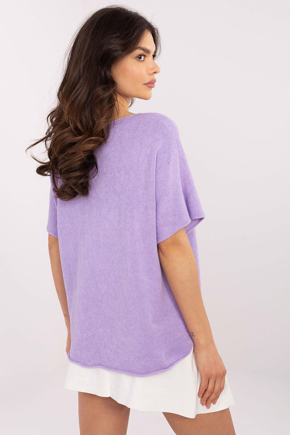 Rövidujjú pulóver model 209985 Italy Moda