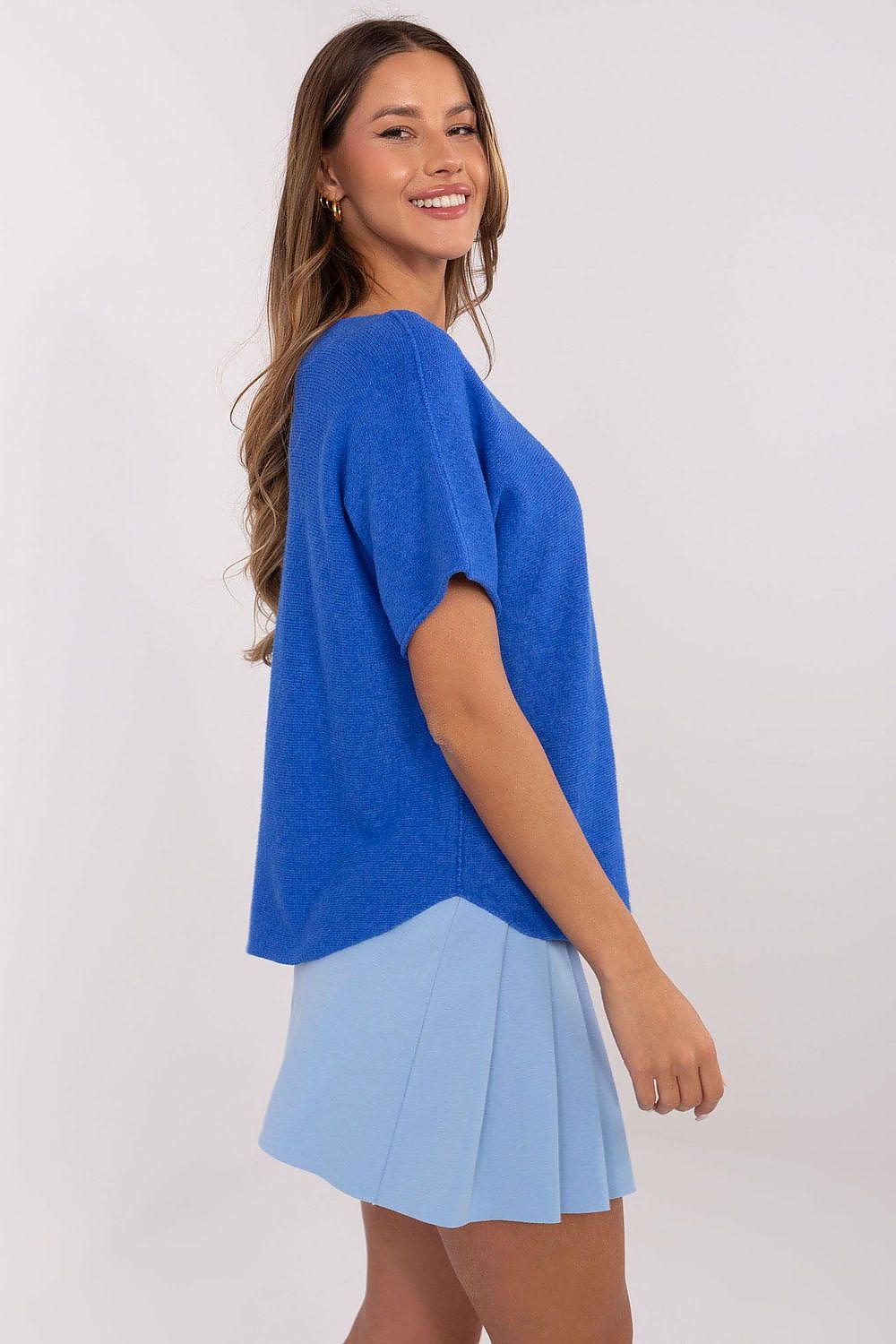 Rövidujjú pulóver model 209987 Italy Moda