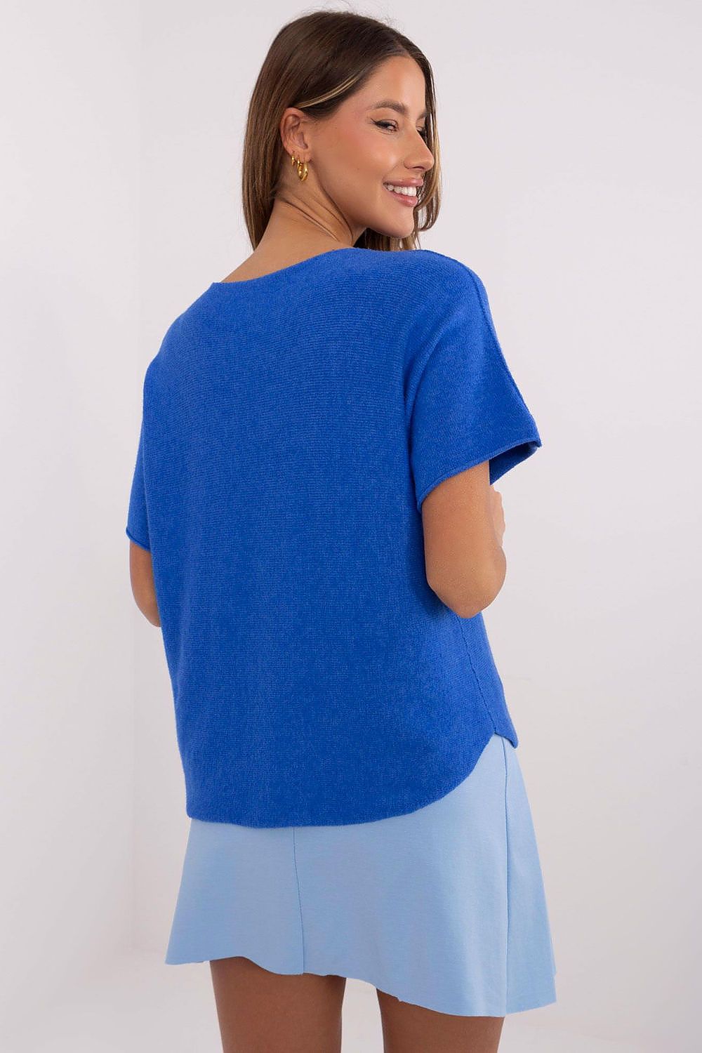Rövidujjú pulóver model 209987 Italy Moda