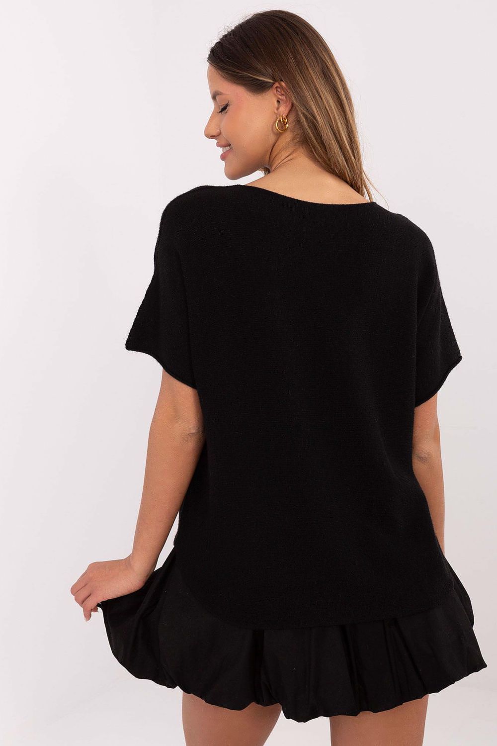 Rövidujjú pulóver model 209988 Italy Moda