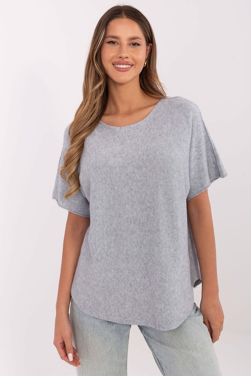 Rövidujjú pulóver model 209990 Italy Moda