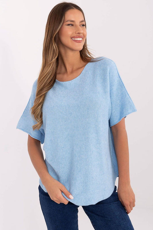 Rövidujjú pulóver model 209981 Italy Moda
